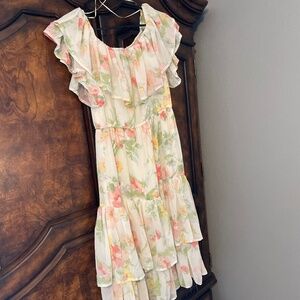 Blue Ivy floral midi dress